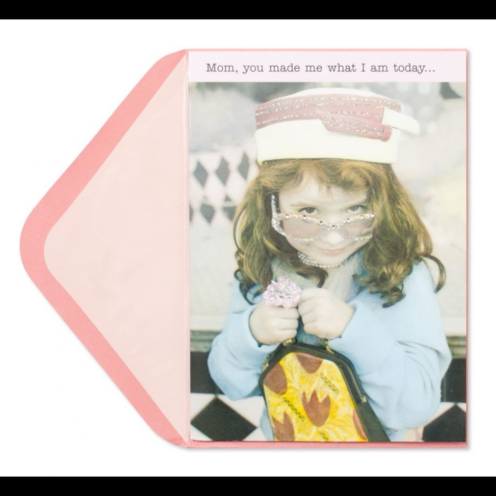 ⚡️5/$30⚡️Papyrus lil’ girl w/glasses, MD card